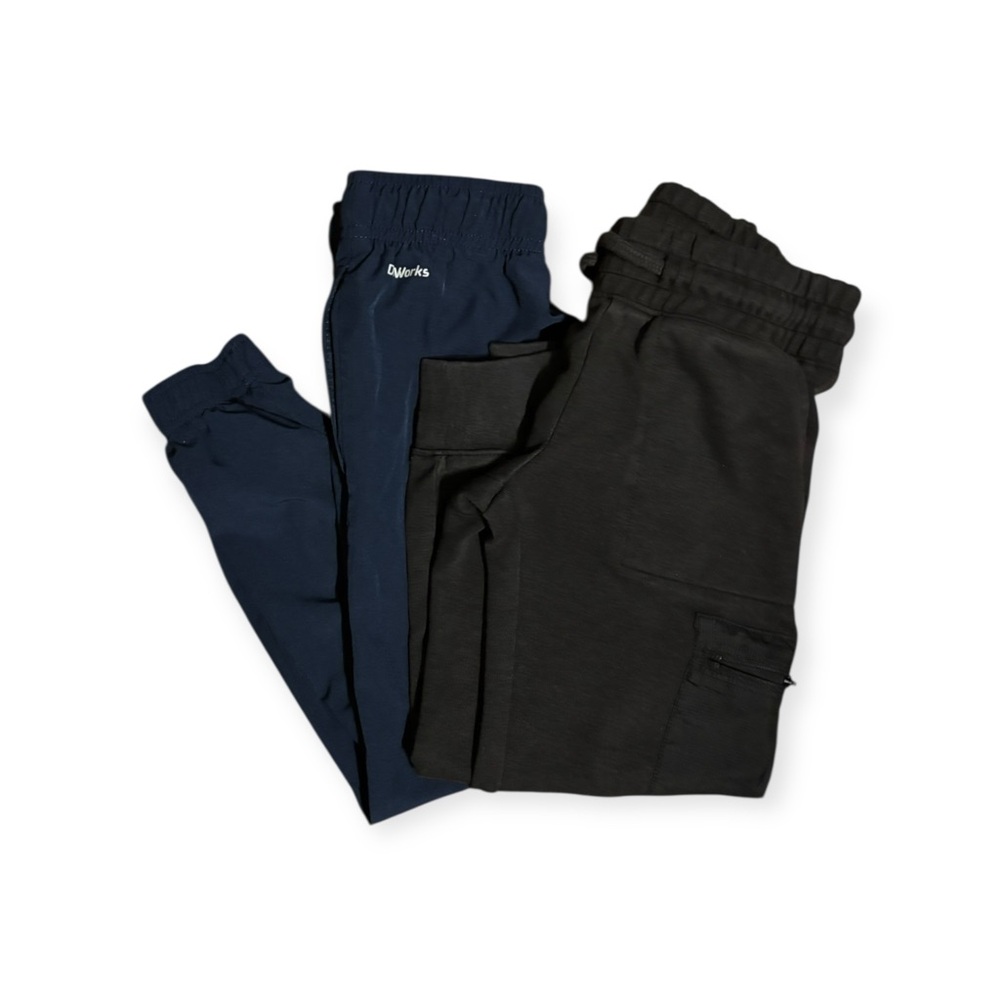 Kids Navy and Black Jogger Bundle of 2